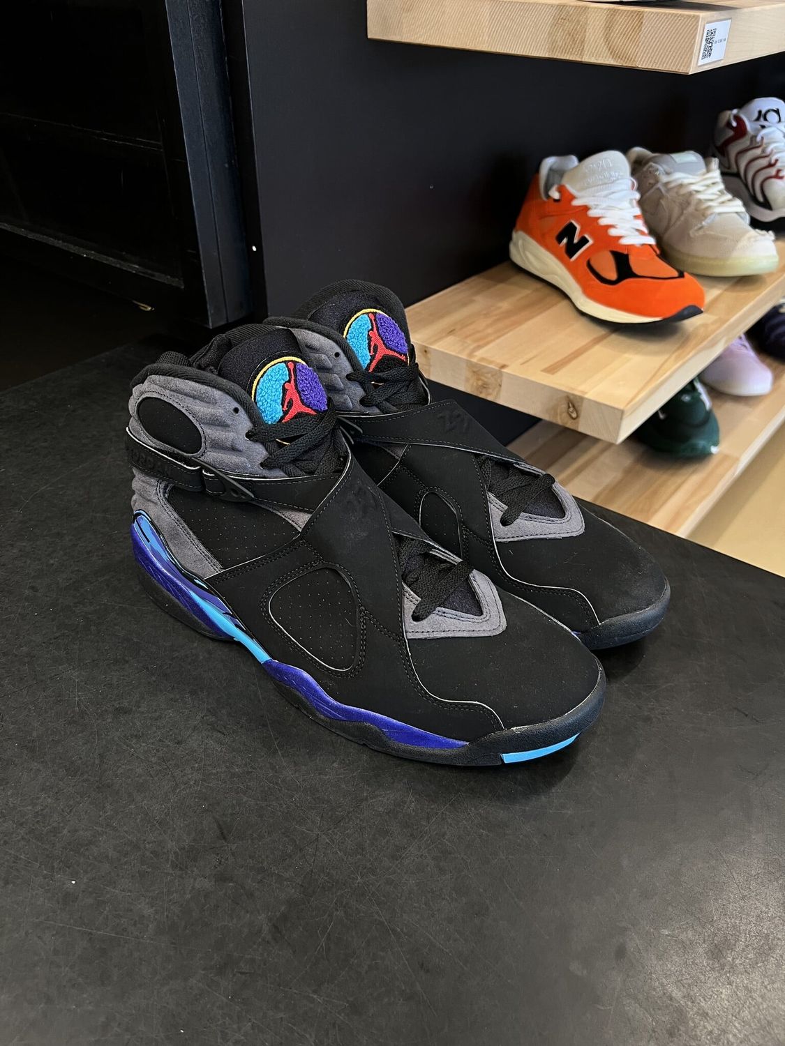 Jordan 8 Retro Aqua (2015) Size 11.5, PREOWNED*
