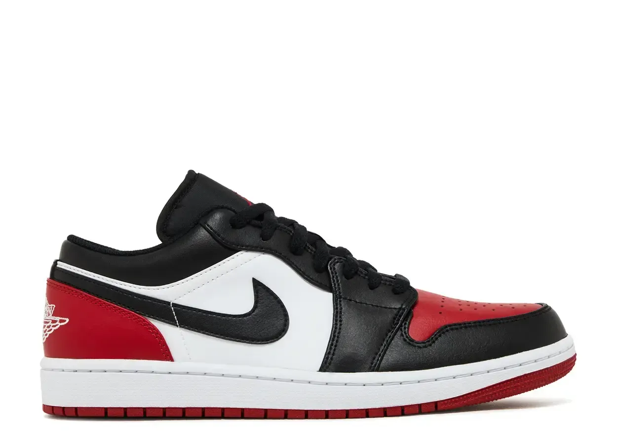 Jordan 1 Low Bred Toe 2.0 Size 11, DS BRAND NEW*