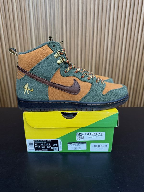 Nike SB Dunk High Pass~Port Work Boots Size 11, PREOWNED