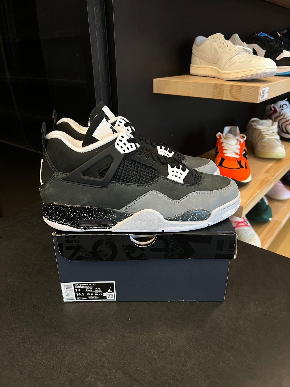 Jordan 4 Retro Fear (2024) Size 13, PREOWNED