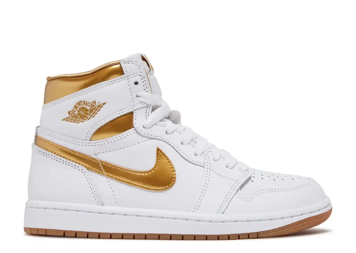 Jordan 1 Retro High OG Metallic Gold (Women's) Size 12.5W, DS BRAND NEW*