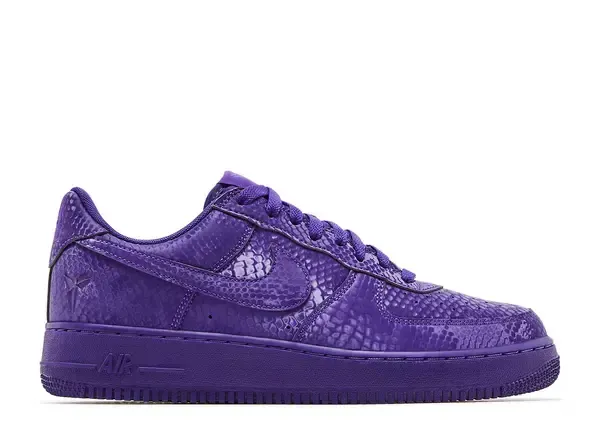 Nike Air Force 1 Low Kobe Bryant Court Purple Size 11, DS BRAND NEW NO BOX