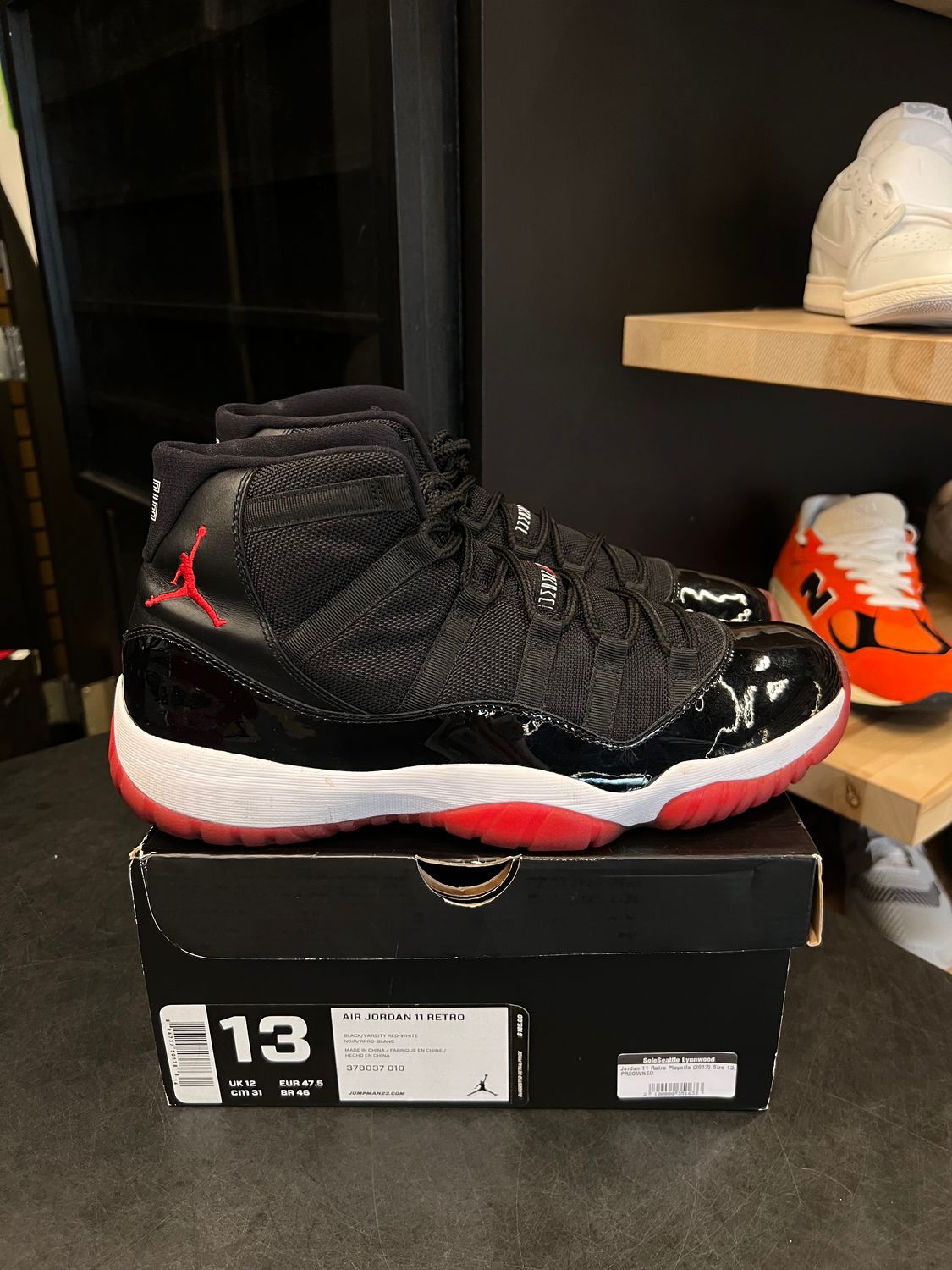Jordan 11 Retro Playoffs (2012) Size 13, PREOWNED