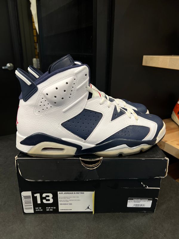 Jordan 6 Retro Olympic London (2012) Size 13, PREOWNED