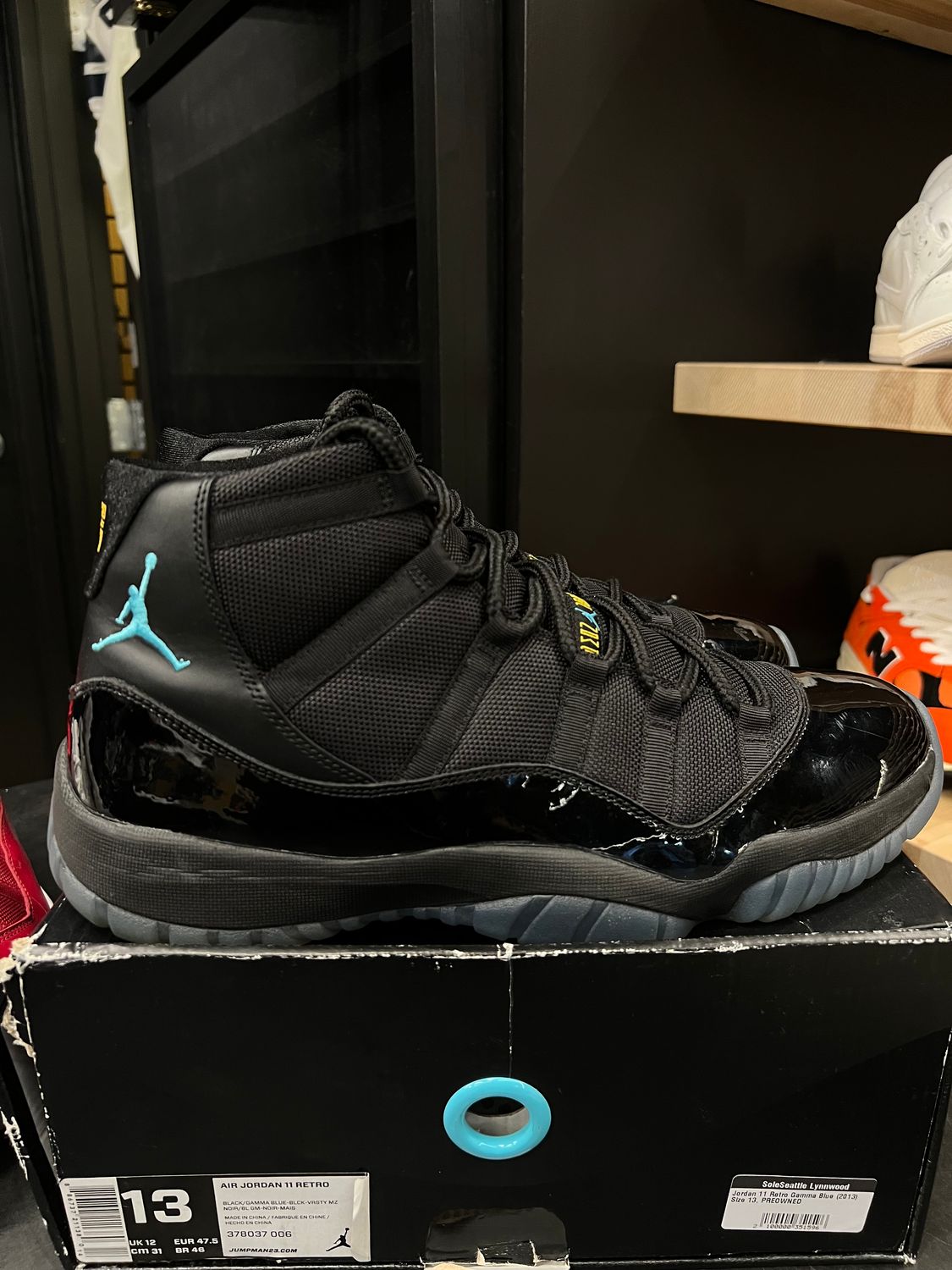 Jordan 11 Retro Gamma Blue (2013) Size 13, PREOWNED