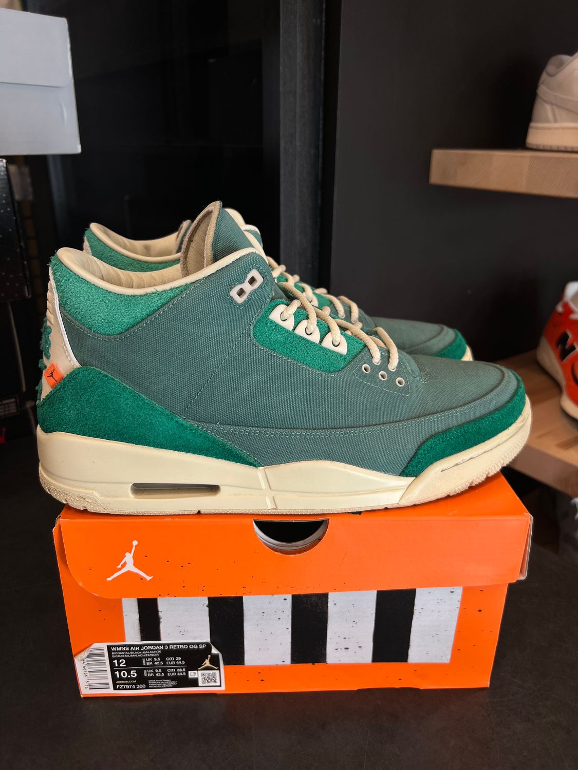 Jordan 3 Retro SP Nina Chanel Abney Bicoastal (Women's) Size 12W, PREOWNED