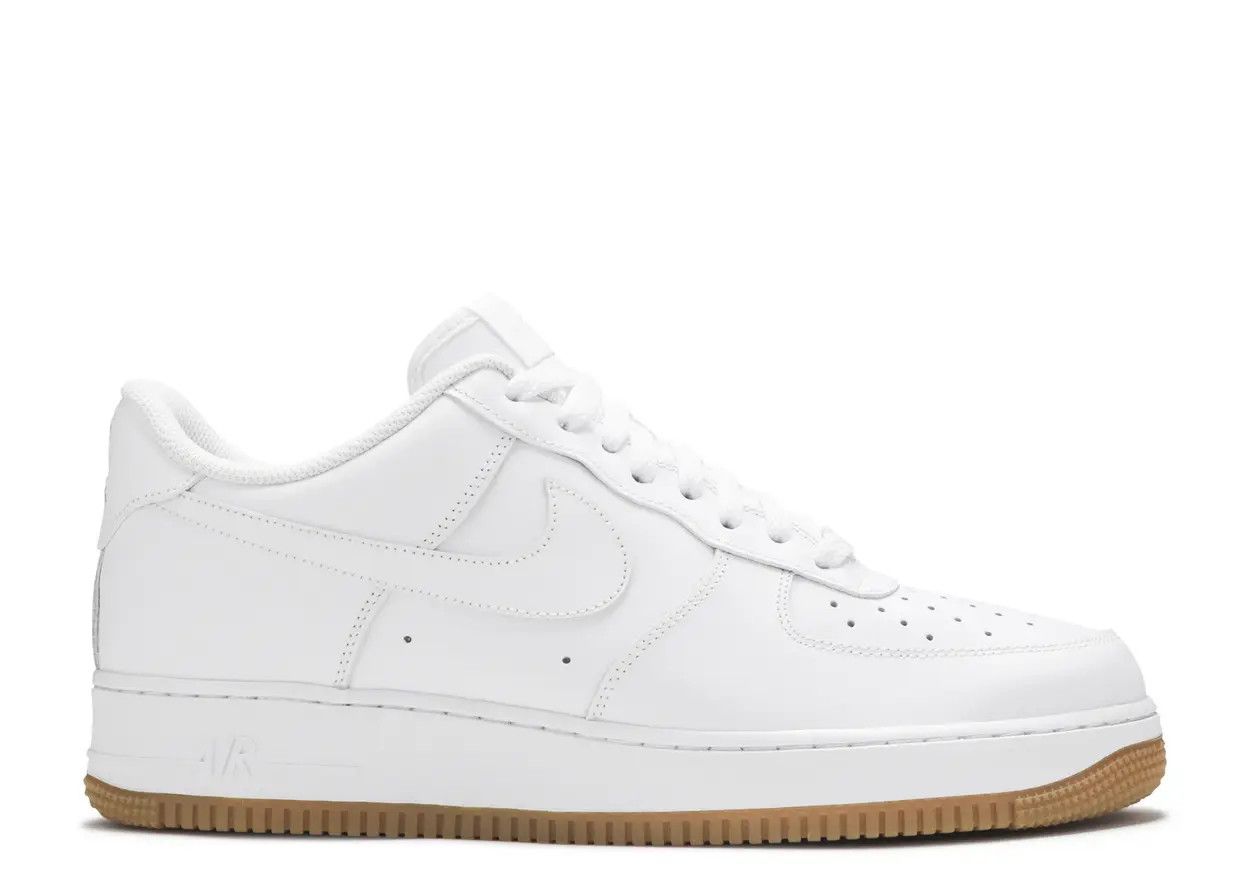 Nike Air Force 1 Low '07 White Gum Size 10.5, DS BRAND NEW*