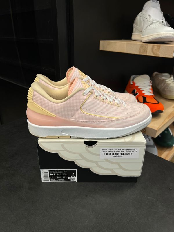 Jordan 2 Retro Low Craft Atmosphere Size 10.5, PREOWNED