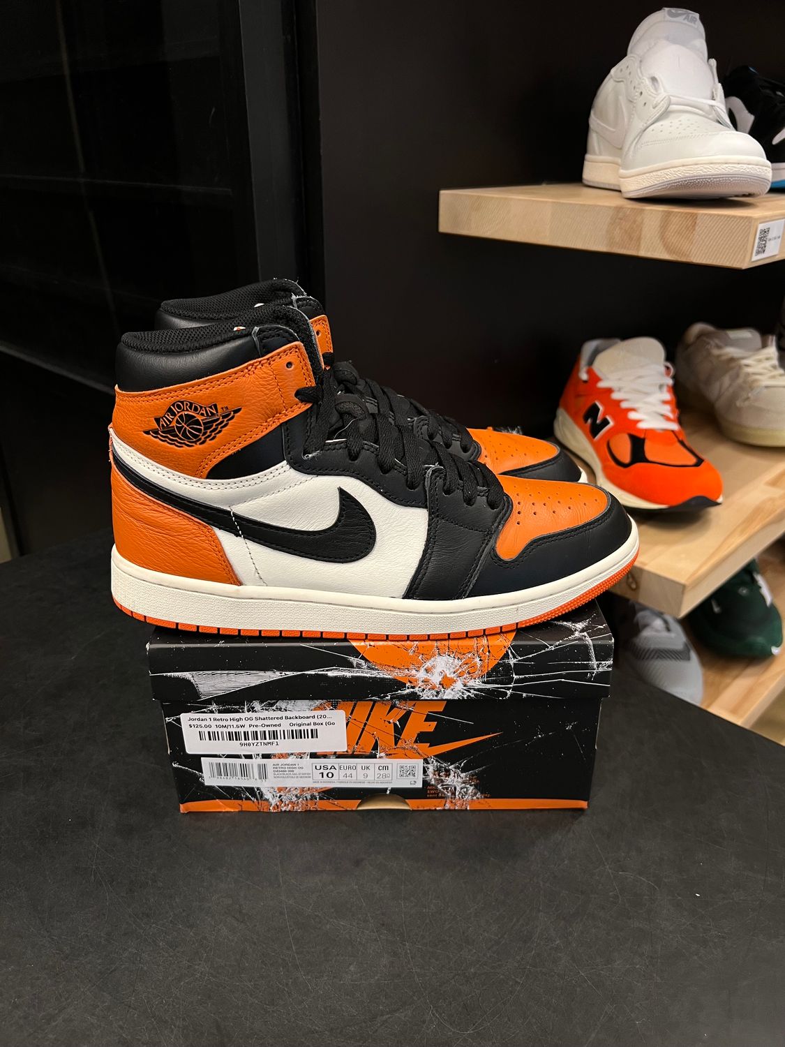 Jordan 1 Retro High OG Shattered Backboard (2025) Size 10, PREOWNED