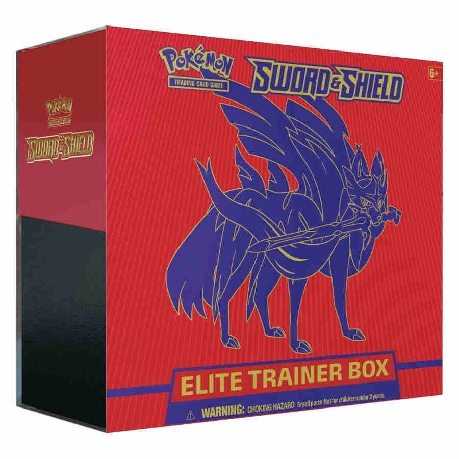 Pokemon Sword &amp; Shield Elite Trainer Box Zacian