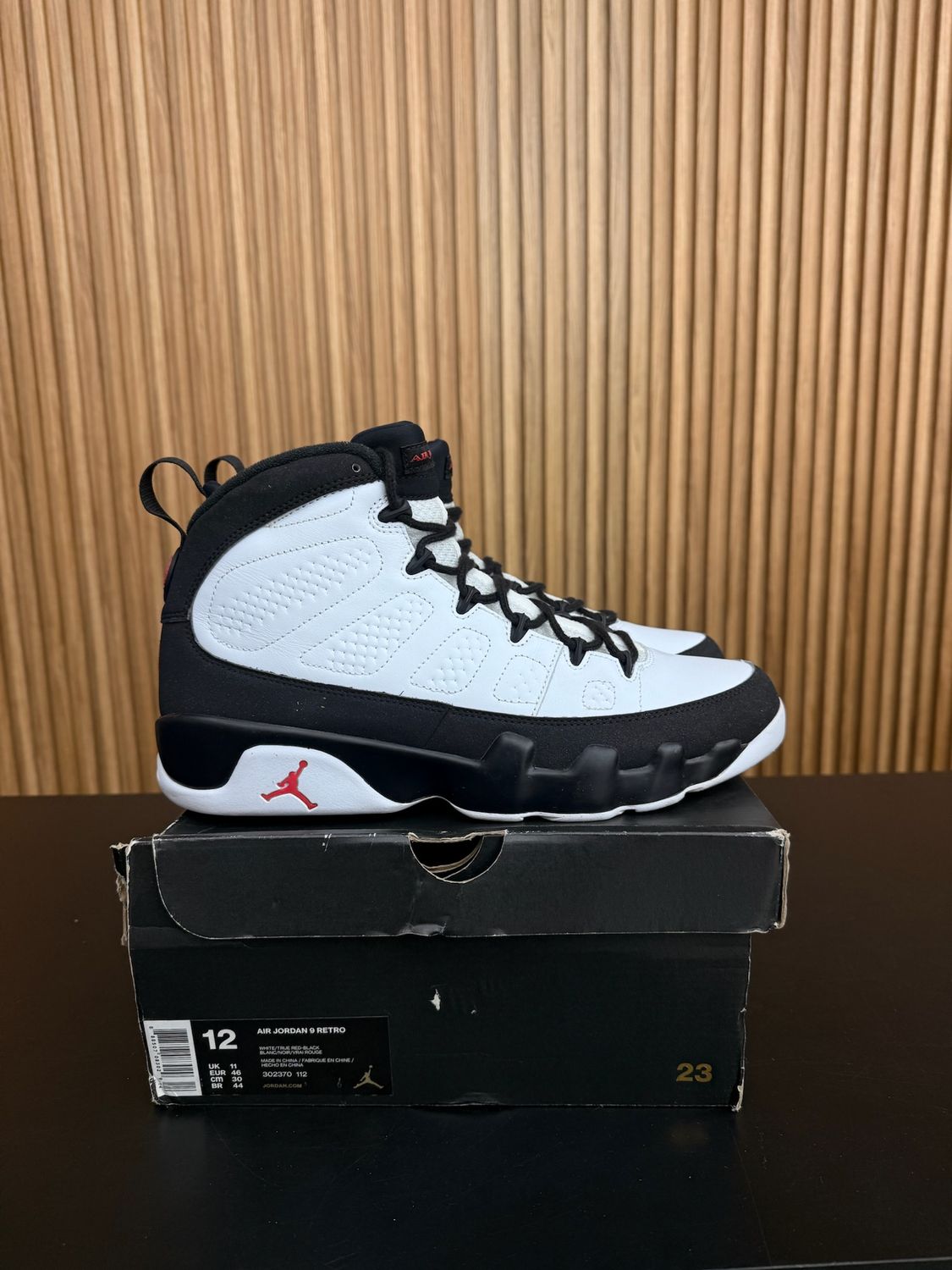 Jordan 9 Retro OG (2016) Size 12, PREOWNED