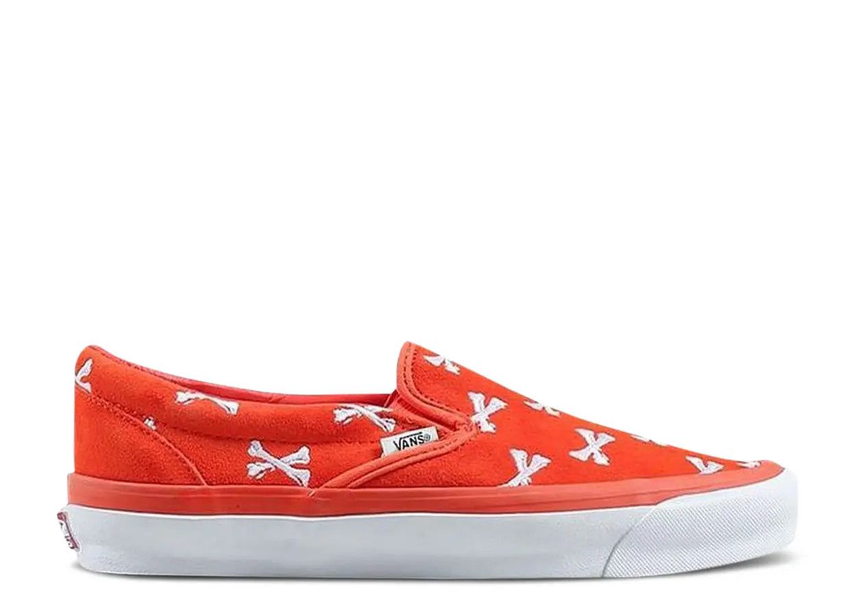 Vans Sk8-Hi WTAPS Bones Orange Size 8.5, DS BRAND NEW DAMAGED BOX