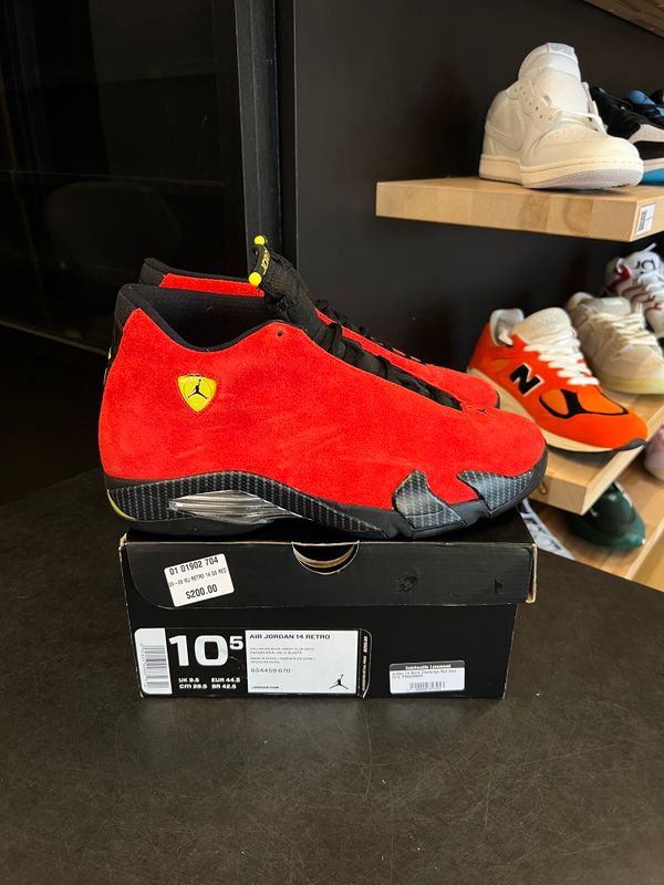 Jordan 14 Retro Challenge Red Size 10.5, PREOWNED