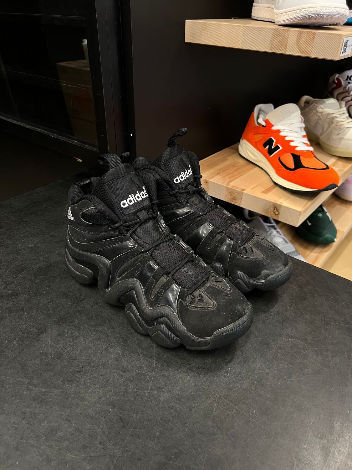 Adidas Crazy 8 Triple Black Size 9.5, PREOWNED