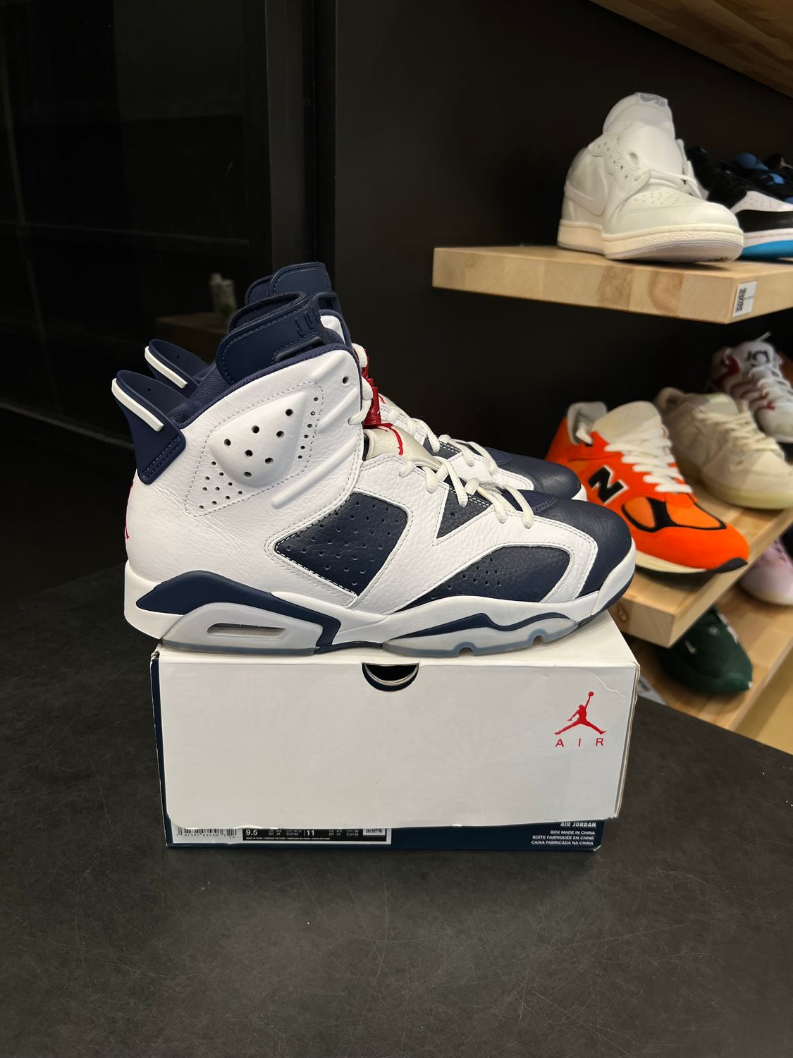 Jordan 6 Retro Olympic (2024) Size 9.5, PREOWNED