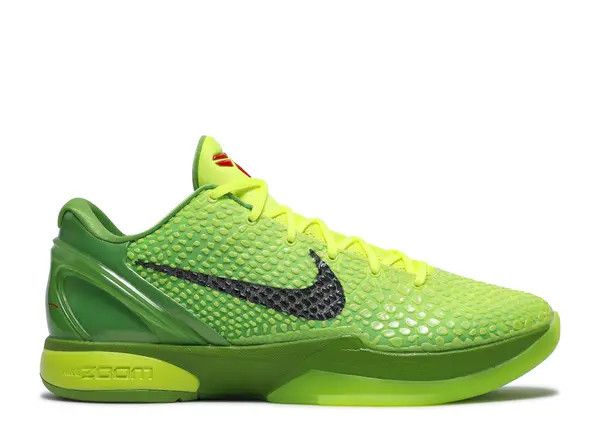 Nike Kobe 6 Protro Grinch (2020) Size 11.5, DS BRAND NEW DAMAGE BOX