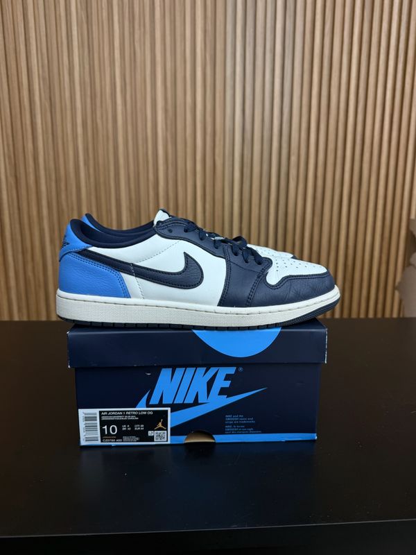 Jordan 1 Low OG Obsidian UNC Size 10, PREOWNED