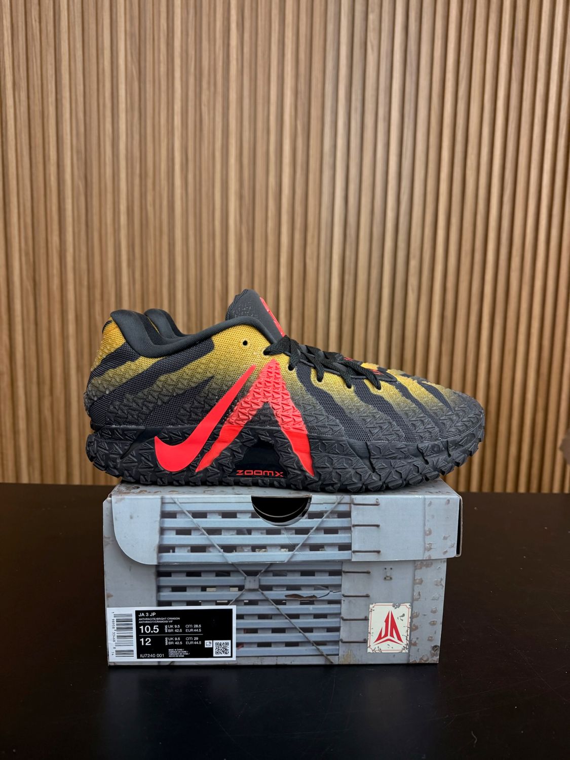 Nike Ja 3 Jurassic Park Raptor Size 10.5, PREOWNED