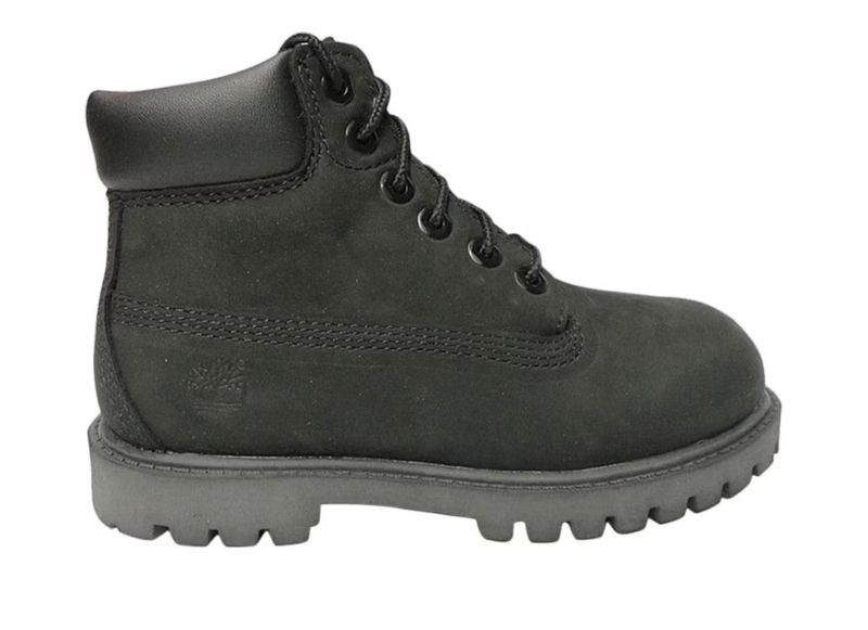 Timberland 6" Premium Boot Black Nubuck (TD) Size 10T, DS BRAND NEW*
