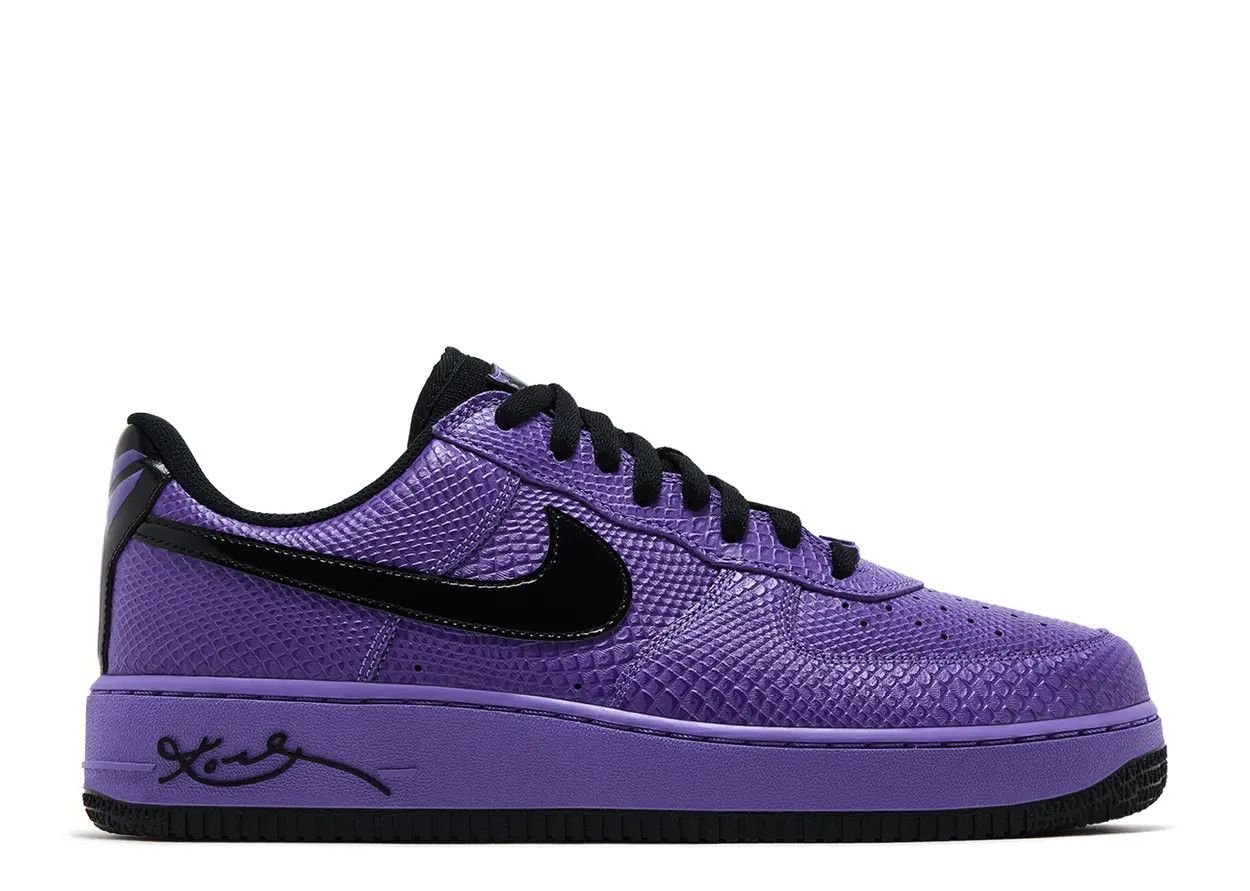 Nike Air Force 1 Low Protro Kobe Bryant x FC Barcelona Persian Violet Size 9.5, DS BRAND NEW DAMAGED BOX