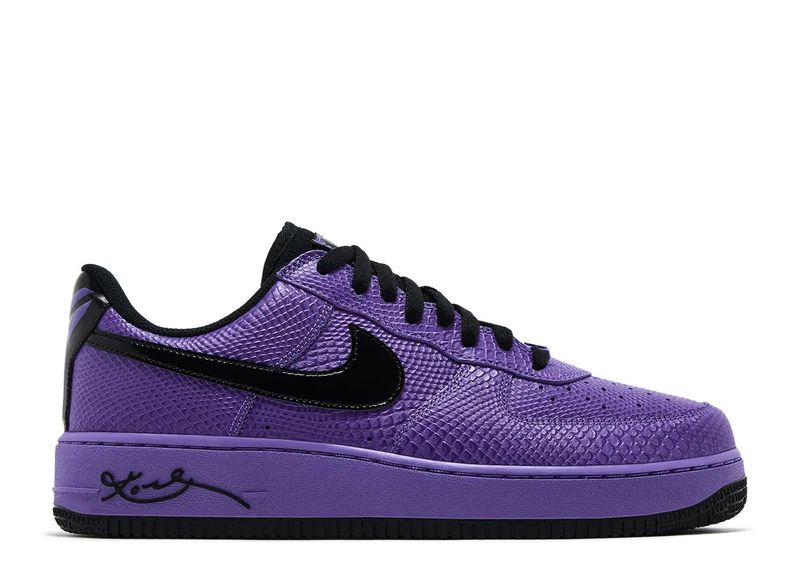 Nike Air Force 1 Low Protro Kobe Bryant x FC Barcelona Persian Violet Size 9.5, DS BRAND NEW DAMAGED BOX