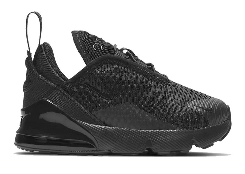 Nike Air Max 270 Triple Black (TD) Size 9c, DS BRAND NEW*