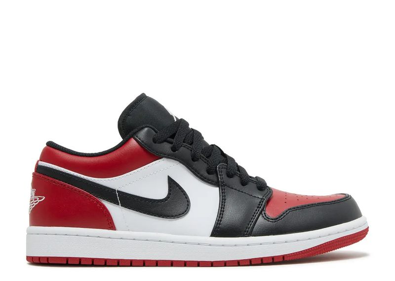 Jordan 1 Low Bred Toe Size 10, DS BRAND NEW