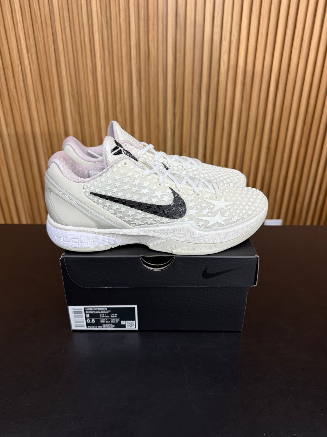 Nike Kobe 6 Protro Sail All-Star Size 8, PREOWNED*
