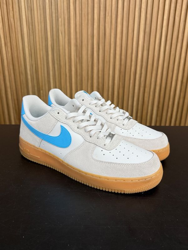 Nike Air Force 1 Low '07 LV8 Phantom Baltic Blue Size 12, PREOWNED NO BOX