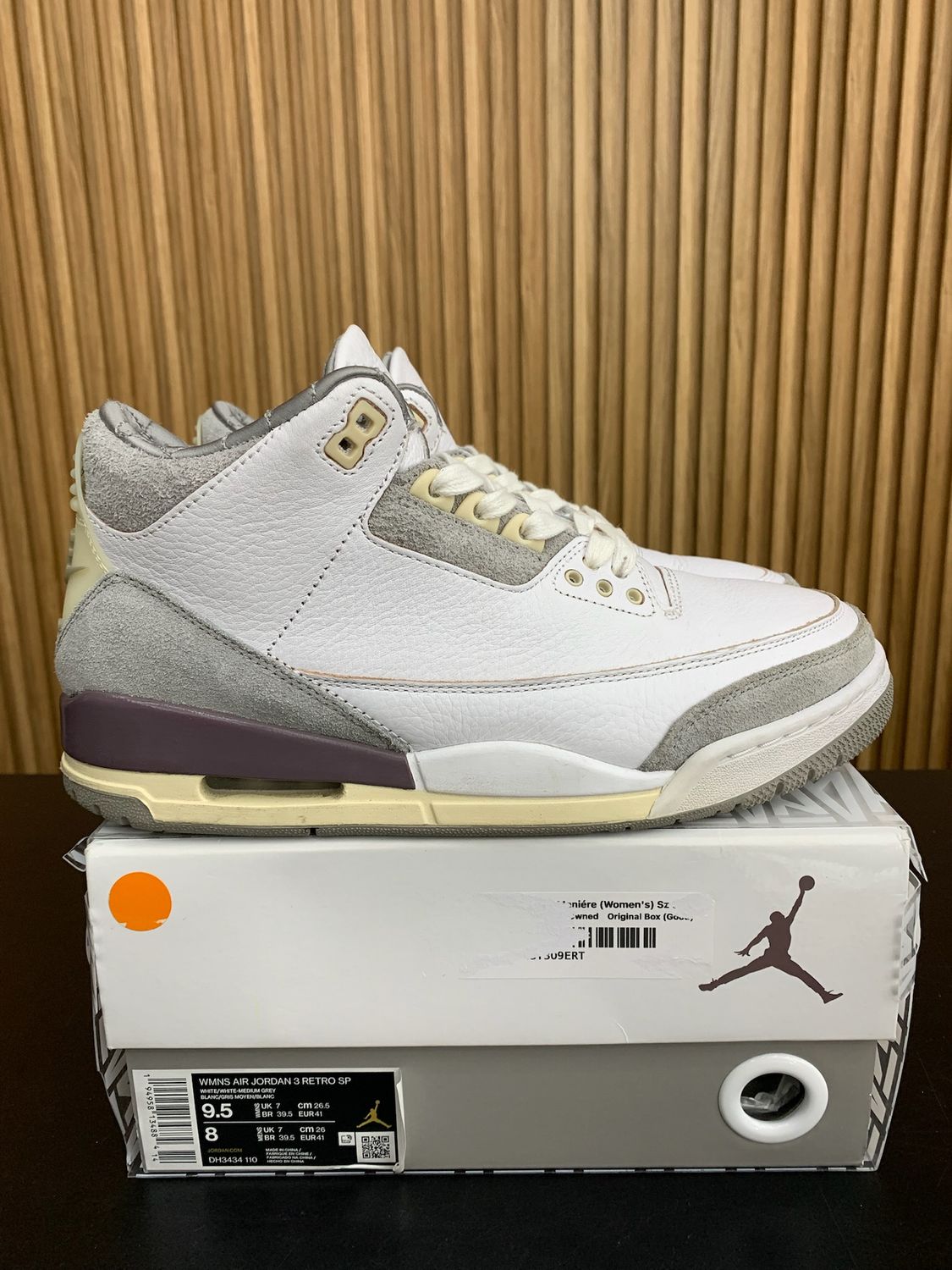 Jordan 3 Retro SP A Ma Maniére (Women's) Size 9.5W, PREOWNED