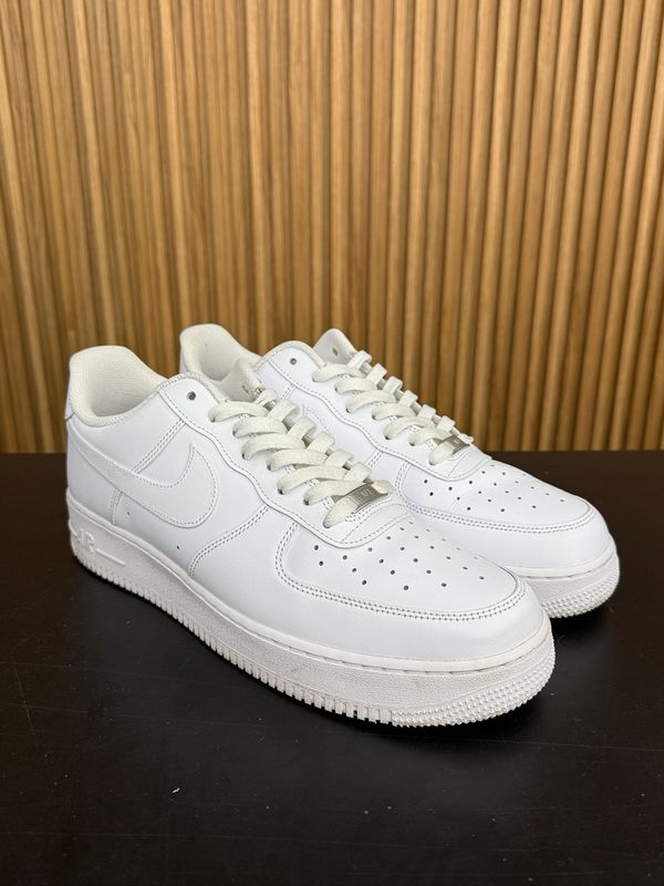 Nike Air Force 1 White Size 12, PREOWNED NO BOX