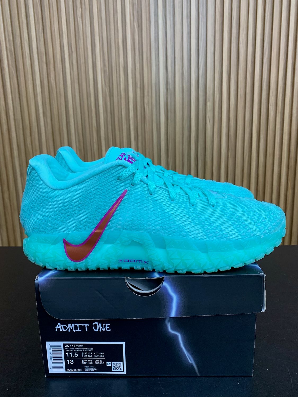 Nike Ja 3 Twelve Time Size 11.5, PREOWNED