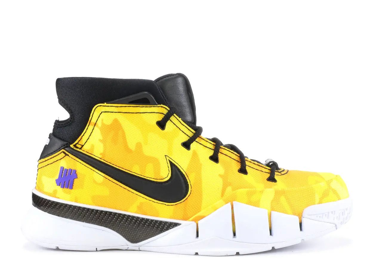 Nike Kobe 1 Protro Undefeated Yellow Camo (La Brea) Size 11, DS BRAND NEW