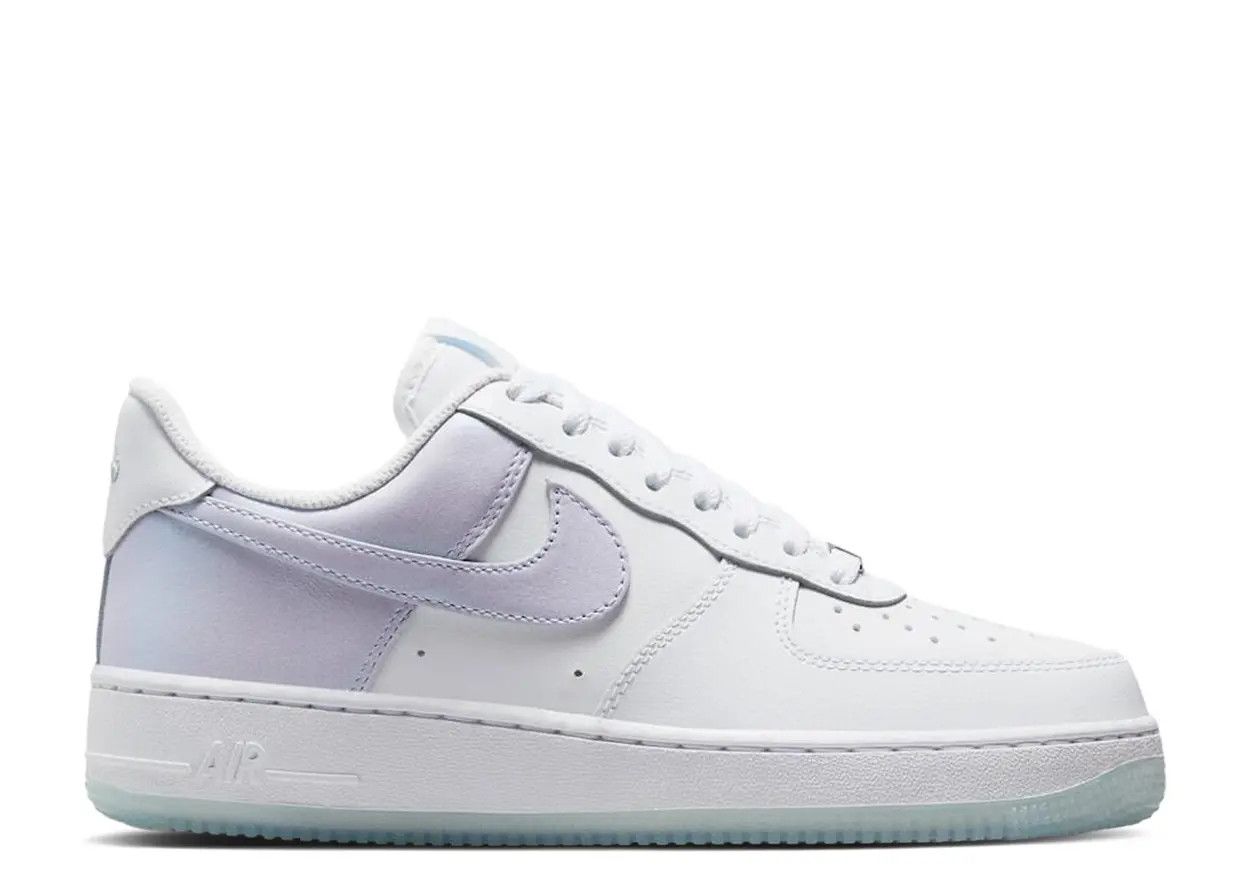 Nike Air Force 1 Low '07 White Pure Violet (Women's) Size 6Y, DS BRAND NEW