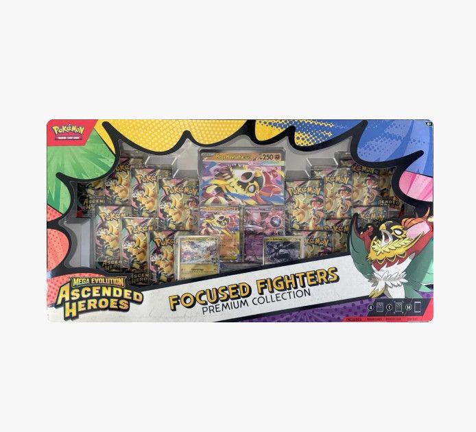 Pokemon Ascended Heroes Focused Fighters Premium Collection (Sam's Club)