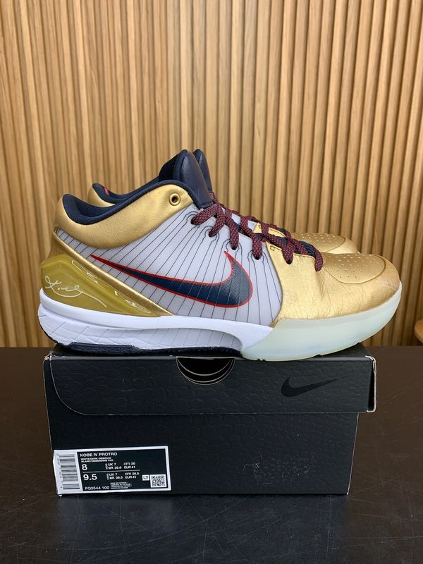 Nike Kobe 4 Protro Gold Medal (2024) Size 8, PREOWNED*