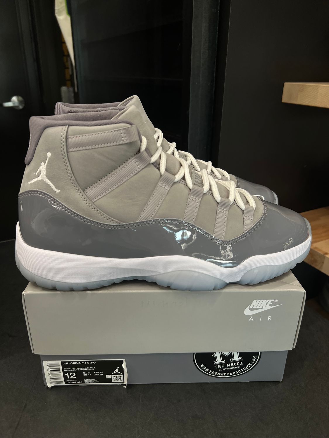 Jordan 11 Retro Cool Grey (2021) Size 12, PREOWNED