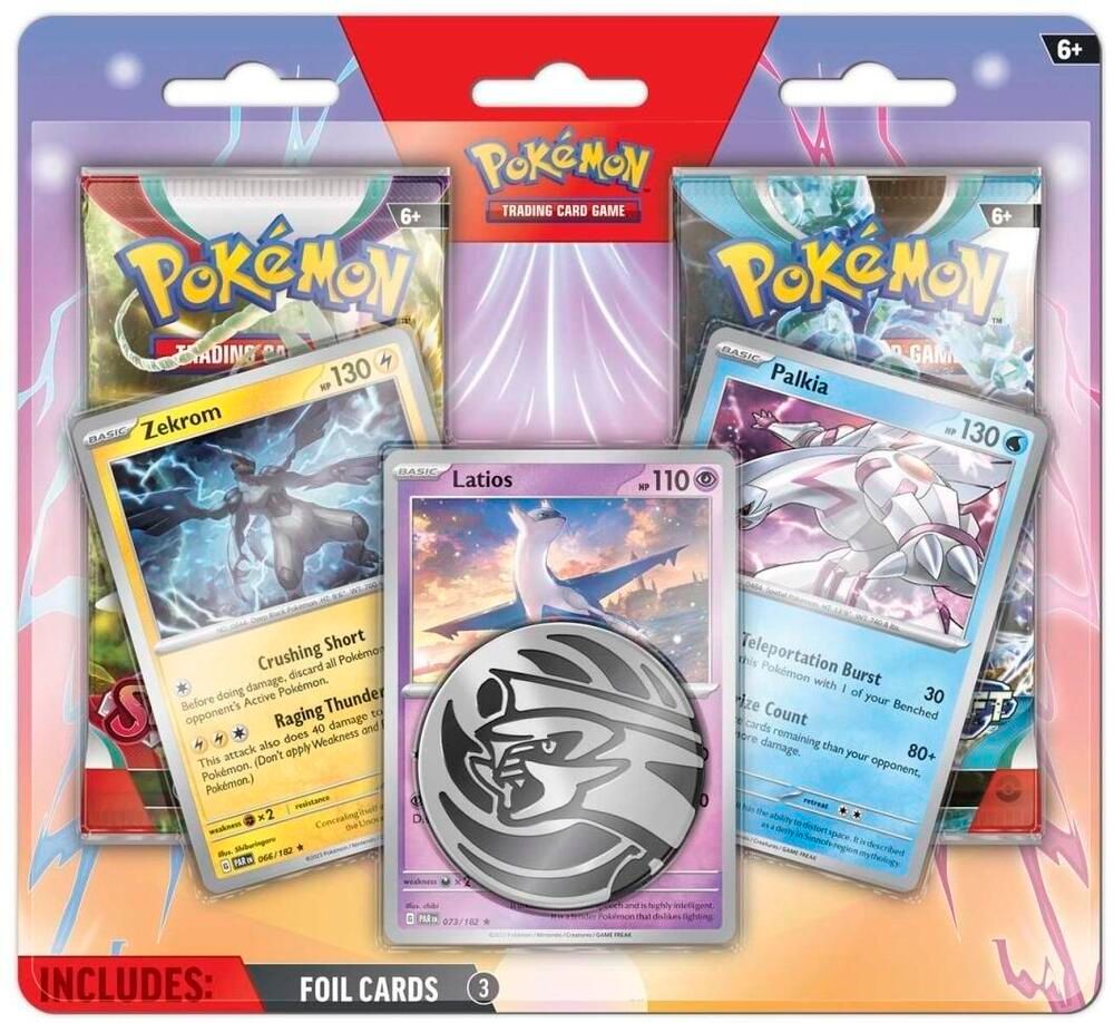 Pokemon Enhanced 2-Pack Blister Pack Latios, Zekrom &amp; Palkia