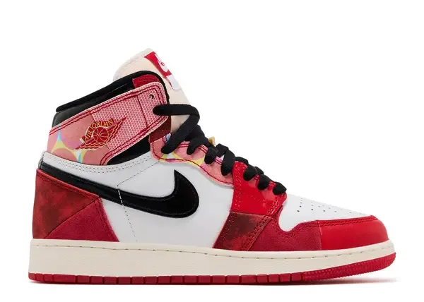 Jordan 1 Retro High OG Spider-Man Across the Spider-Verse (GS) Size 4.5, DS BRAND NEW NO BOX