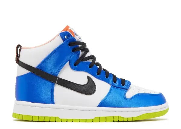 Nike Dunk High Blue Satin (Women's) Size 6W, DS BRAND NEW NO BOX
