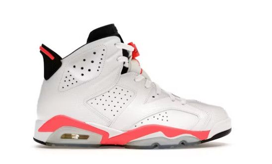 Jordan 6 Retro Infrared White (2014) Size 8, DS BRAND NEW