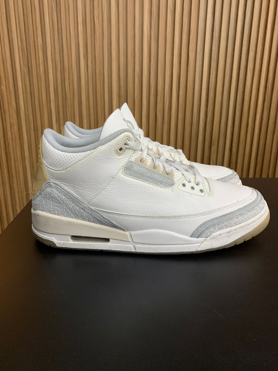 Jordan 3 Retro Craft Ivory Size 11.5, PREOWNED NO BOX
