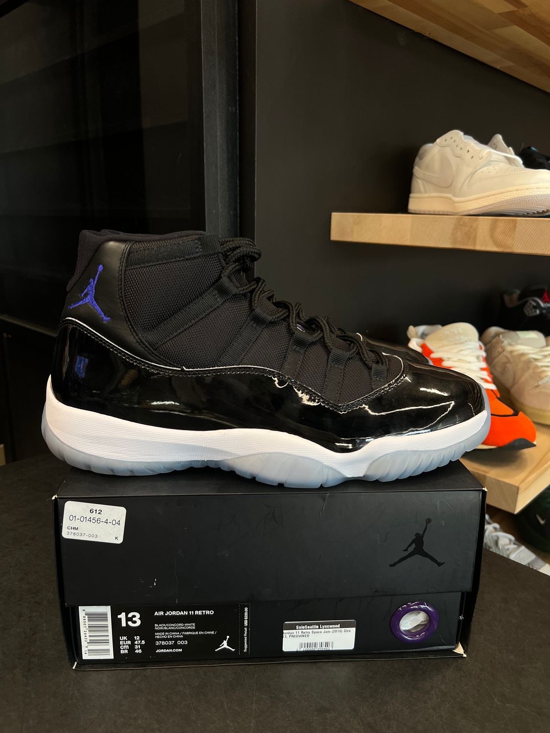 Jordan 11 Retro Space Jam (2016) Size 13, PREOWNED*