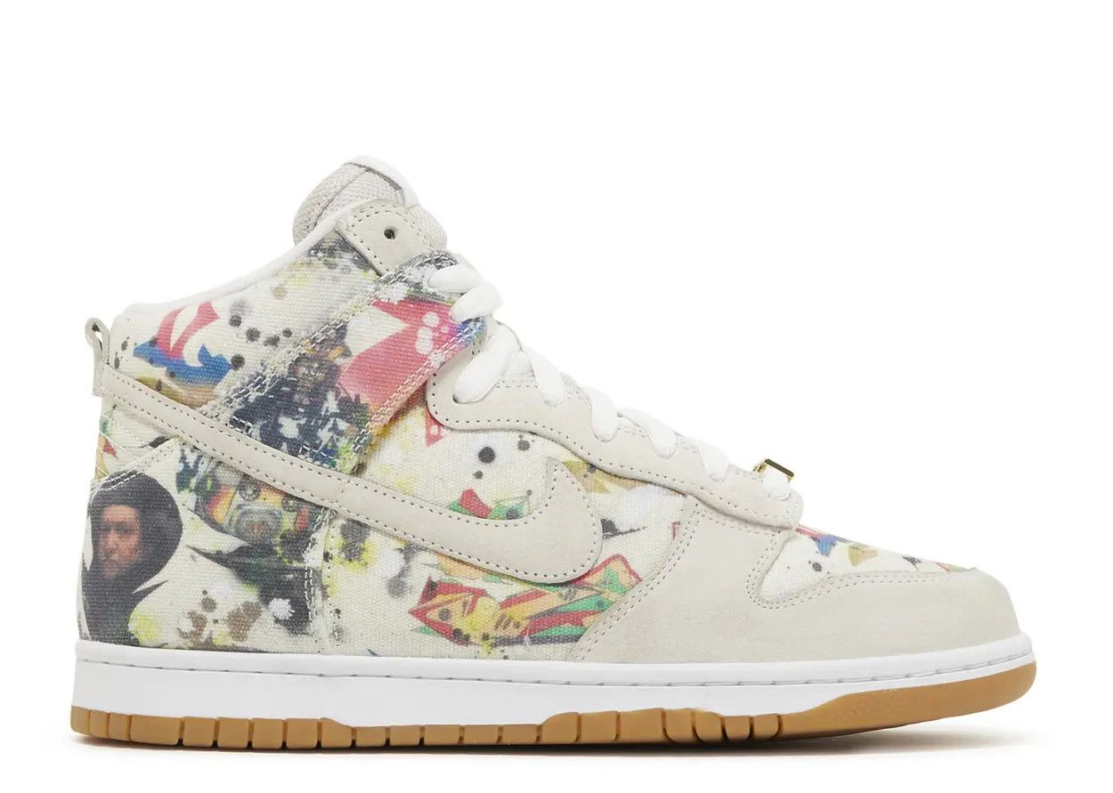 Nike SB Dunk High Supreme Rammellzee Size 12, DS BRAND NEW DAMAGED BOX
