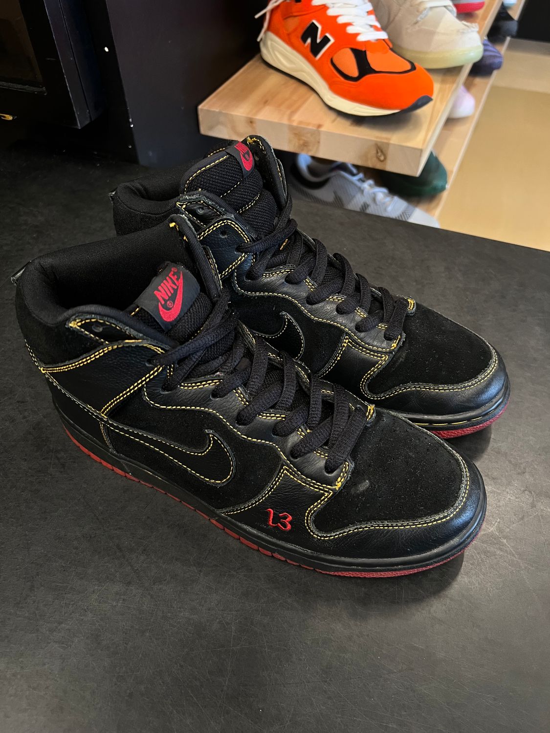 Nike Dunk High Unlucky Size 10, PREOWNED*