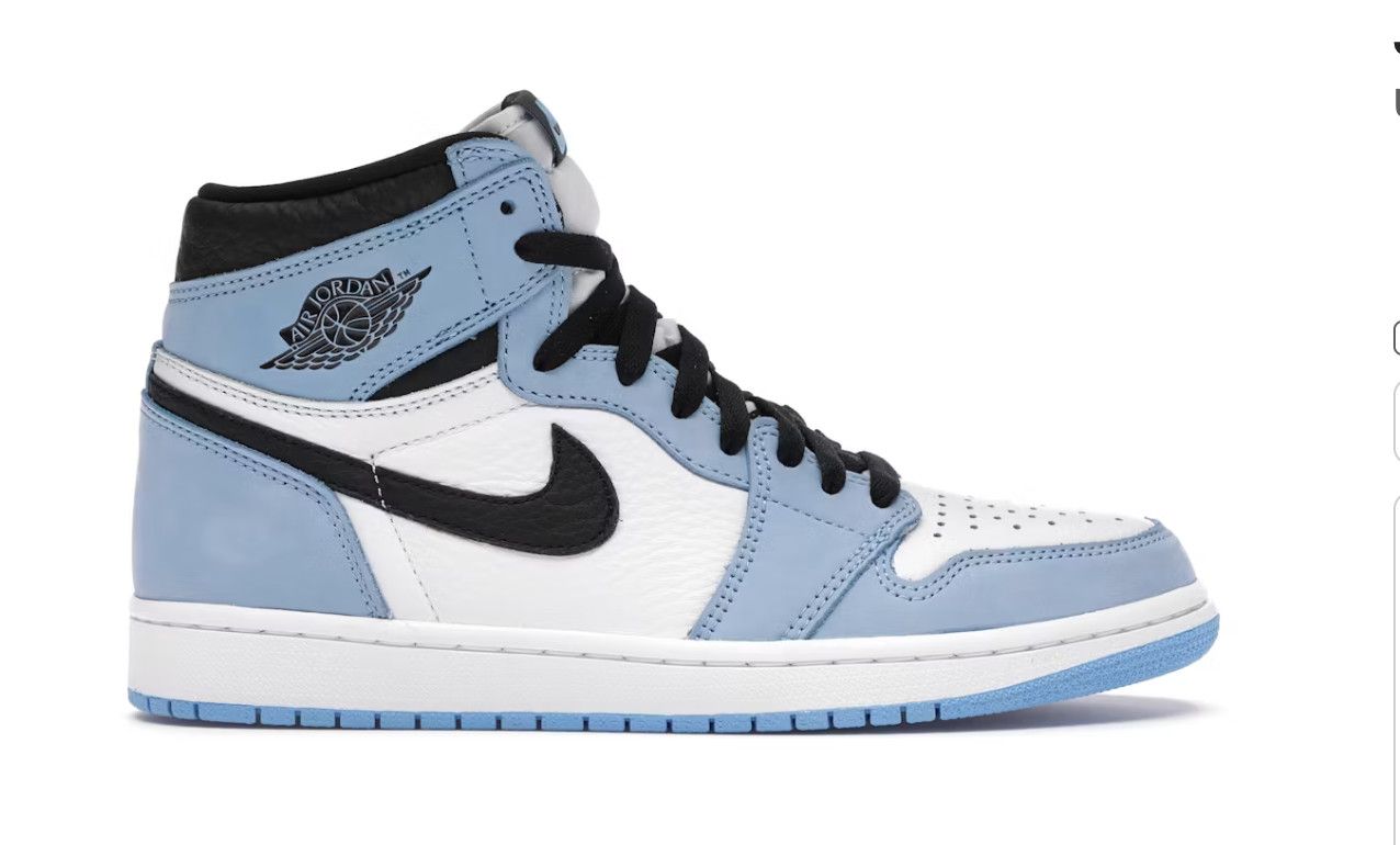 Jordan 1 Retro High OG University Blue Size 10, DS BRAND NEW*