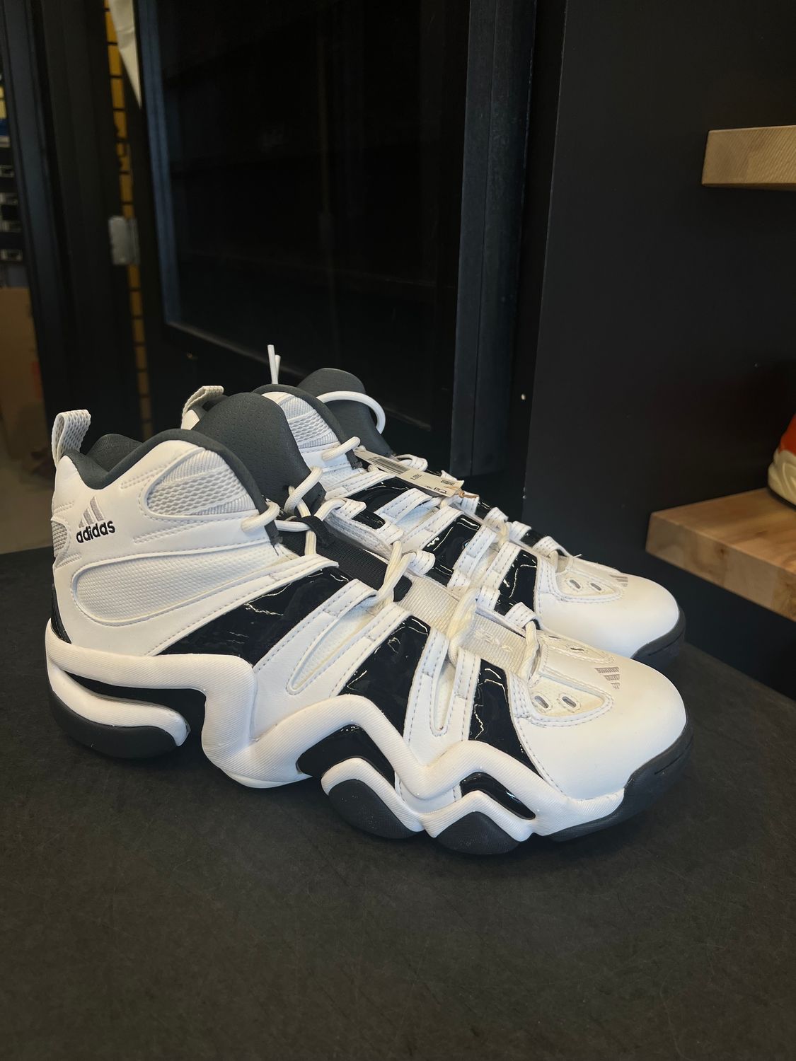 adidas Crazy 8 White Black (2023) Size 10.5, DS BRAND NEW NO BOX*