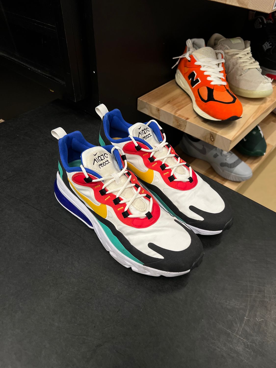 Nike Air Max 270 React Bauhaus Size 10, PREOWNED