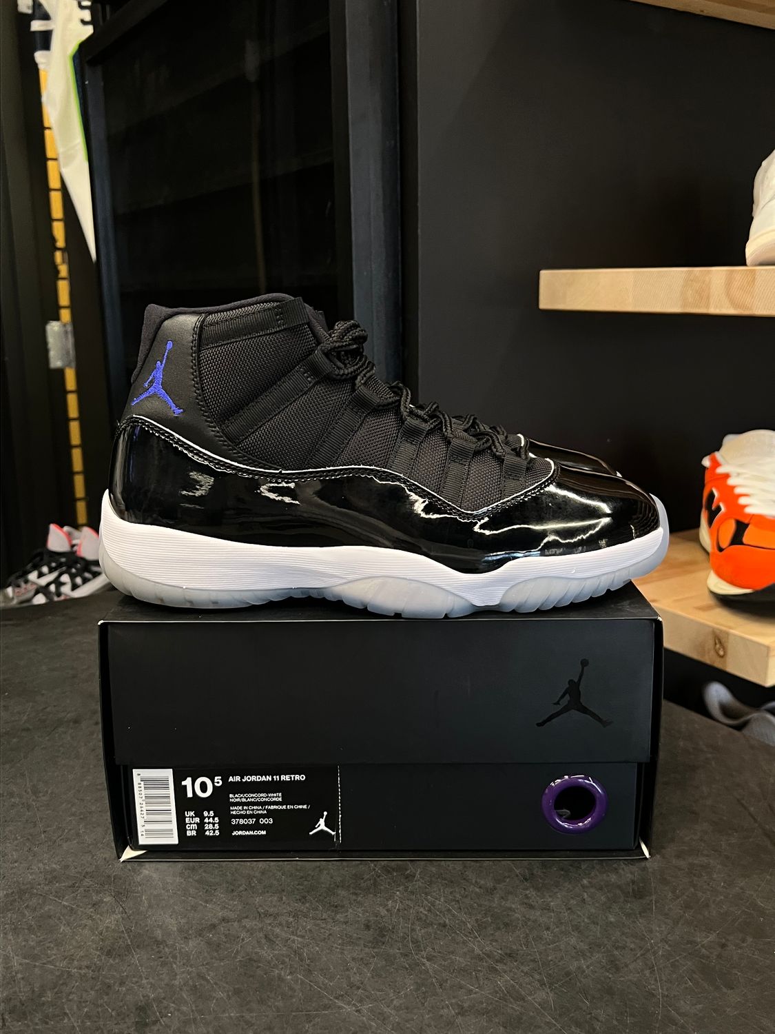 Jordan 11 Retro Space Jam (2016) Size 10.5, PREOWNED*