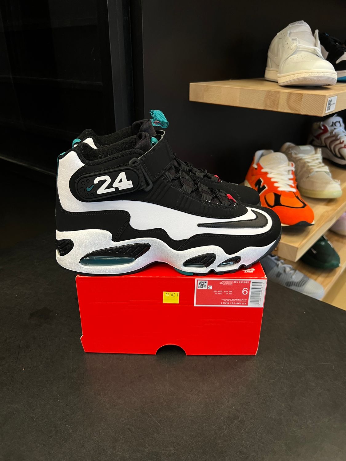 Nike Air Griffey Max 1 White Freshwater (2021) Size 9, PREOWNED*